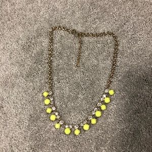 J. Crew Neon Statement Necklace